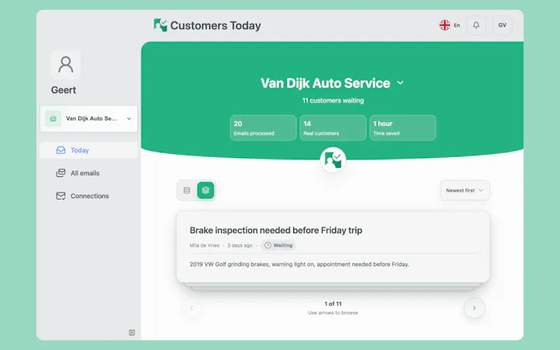 Customers Today screenshot 2