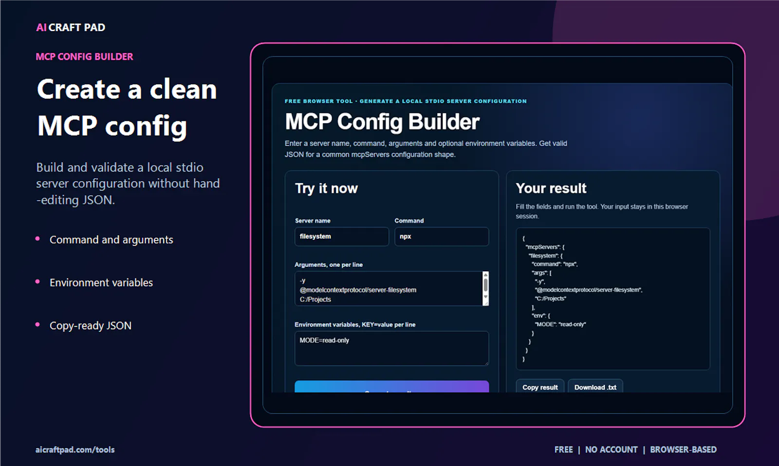 AI Craft Pad Free AI Workbench screenshot 2