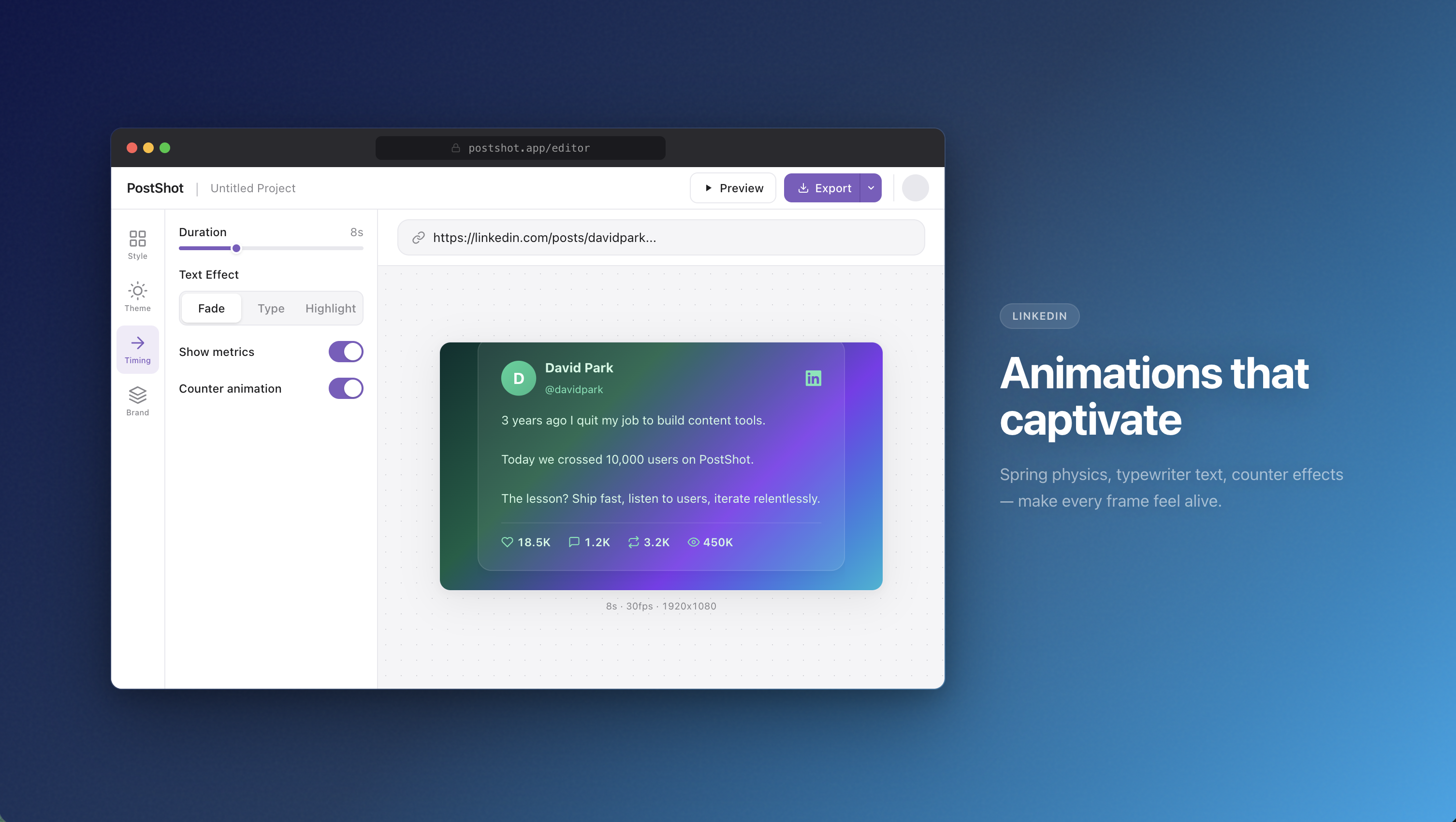 PostShot gallery image