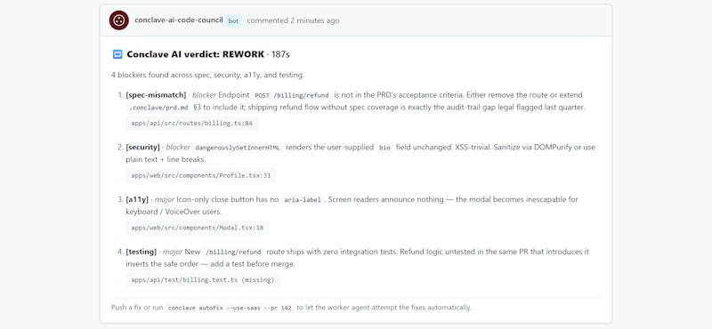 Conclave AI screenshot 5