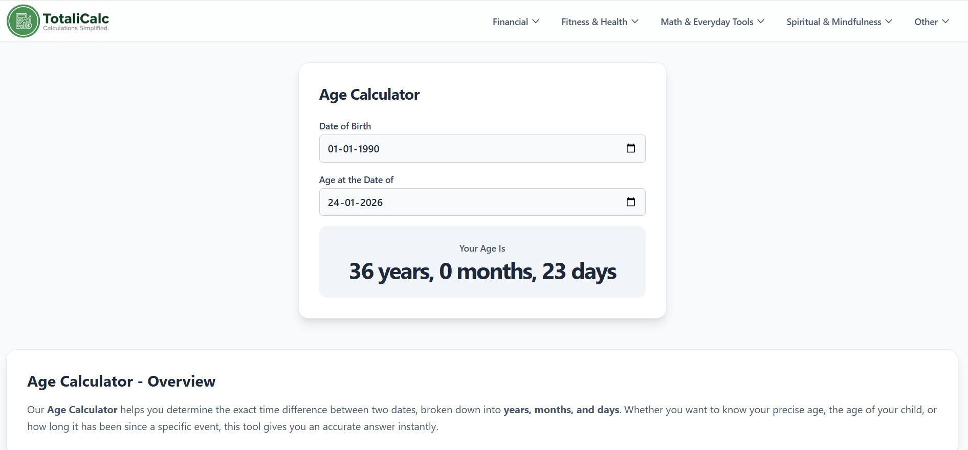 TotaliCalc gallery image