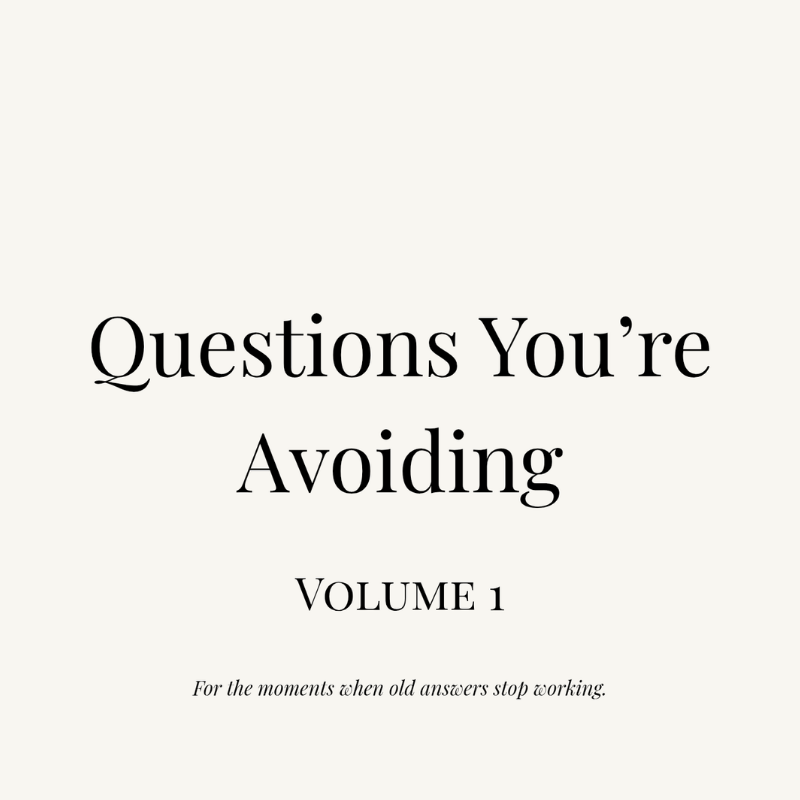 Questions You’re Avoiding - Volume 1