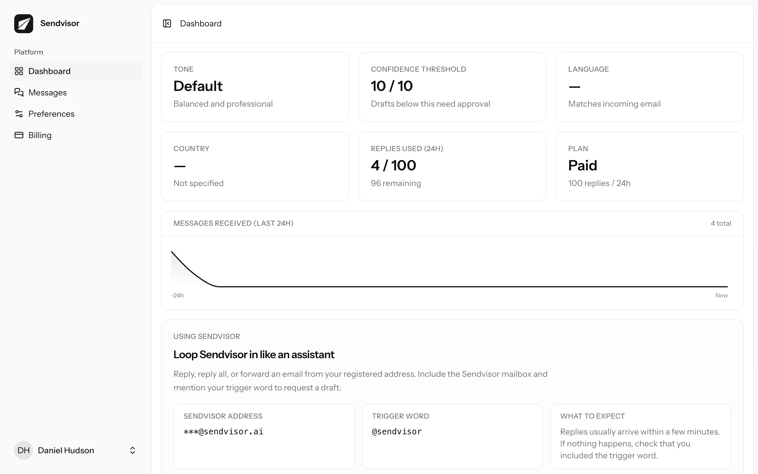 Sendvisor gallery image