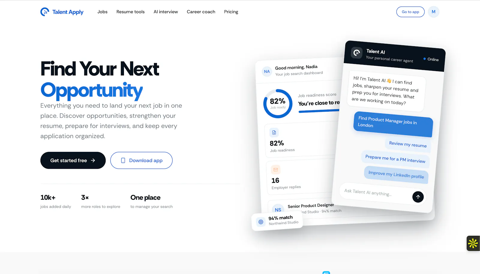 Find Your Next Opportunity · TalentApply screenshot 3
