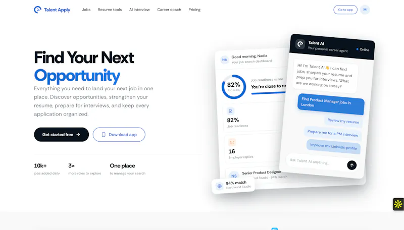 Find Your Next Opportunity · TalentApply screenshot 3