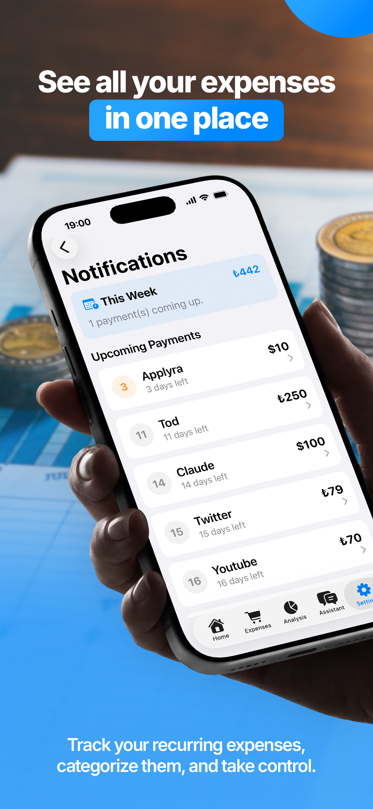Yula : Subscription Tracker gallery image