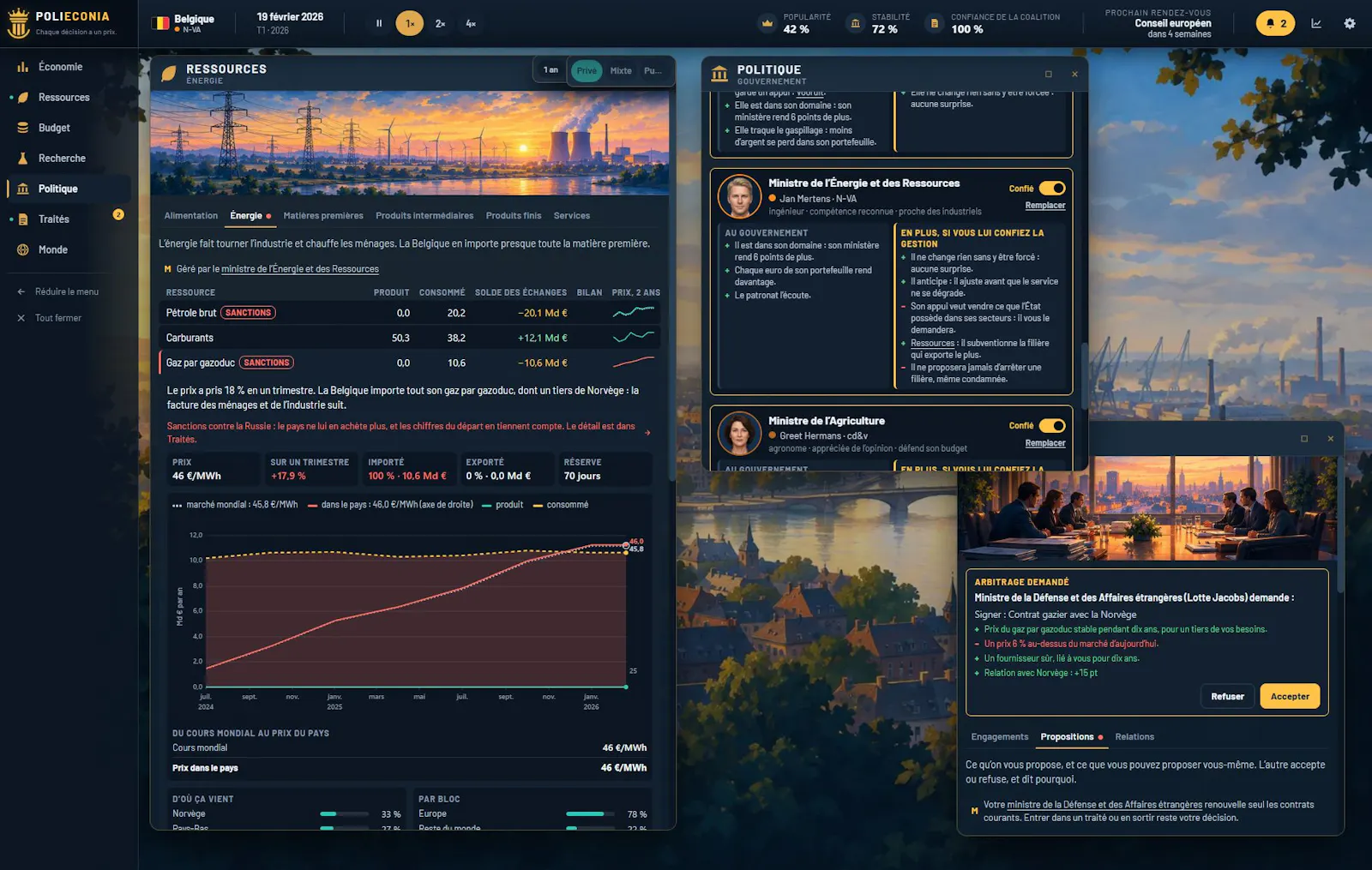 PoliEconia screenshot 3