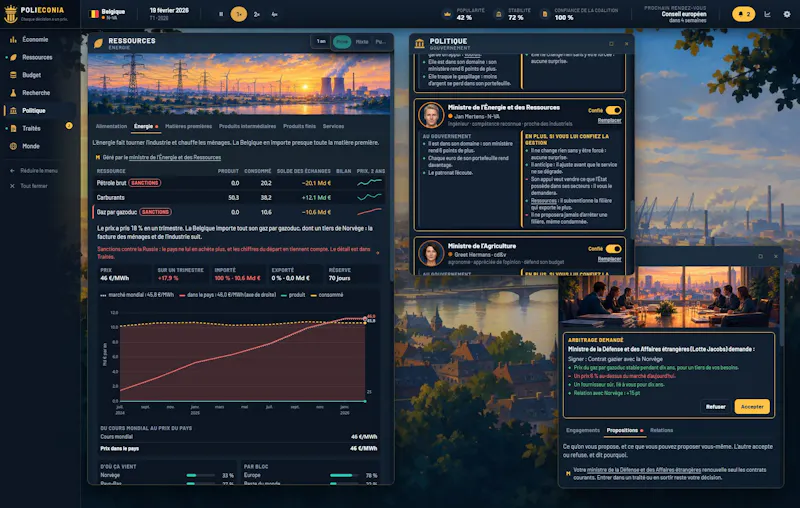 PoliEconia screenshot 3