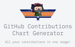 Github Contributions Chart Generator media 1
