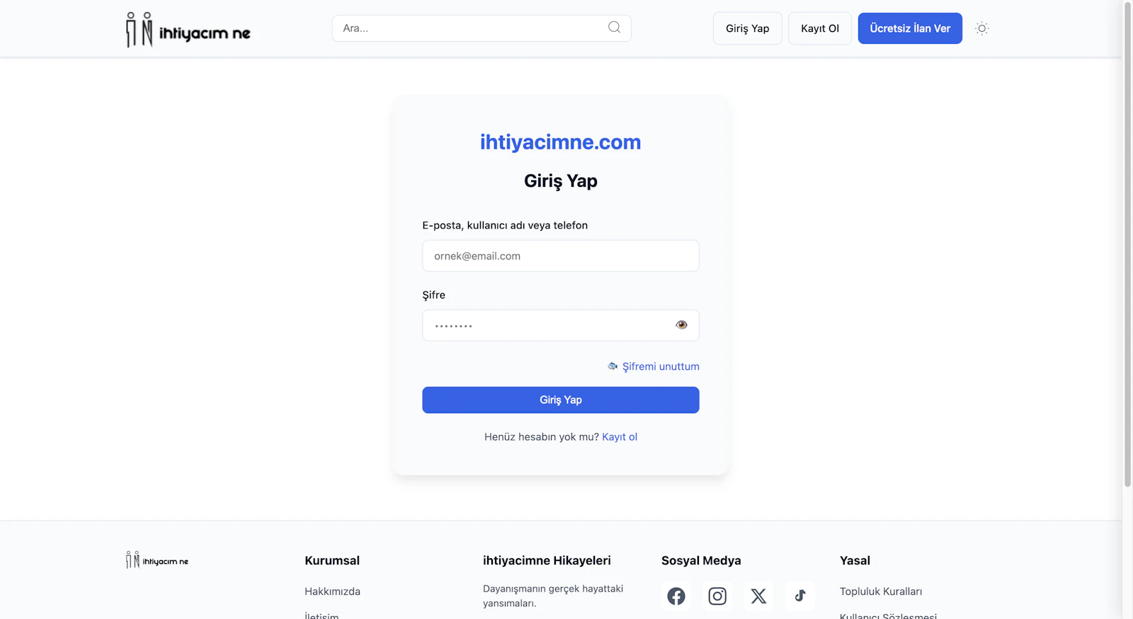 ihtiyacimne.com screenshot 4