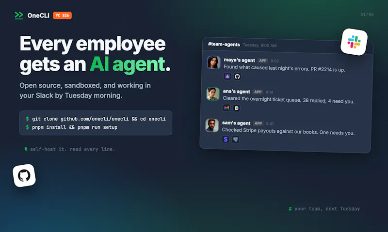 OneCLI screenshot 3