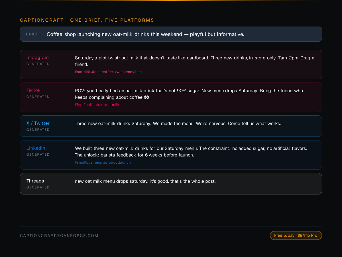 CaptionCraft gallery image