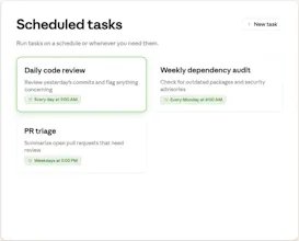 Claude Code Scheduled Tasks gallery image