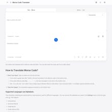 Morse Code Translator gallery image