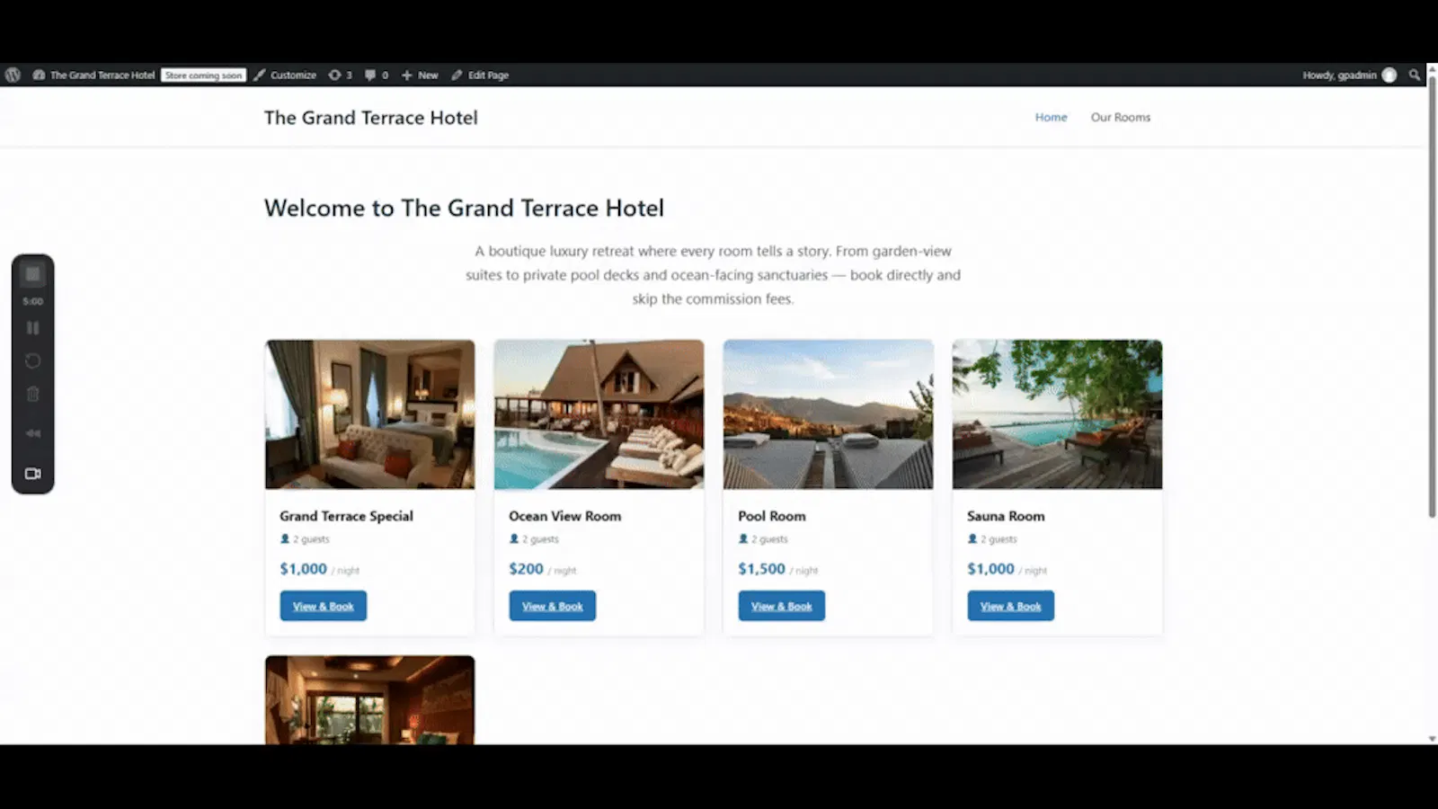 GuestPress screenshot 1 (video preview)