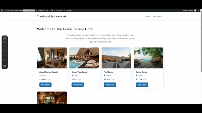 GuestPress screenshot 1 (video preview)