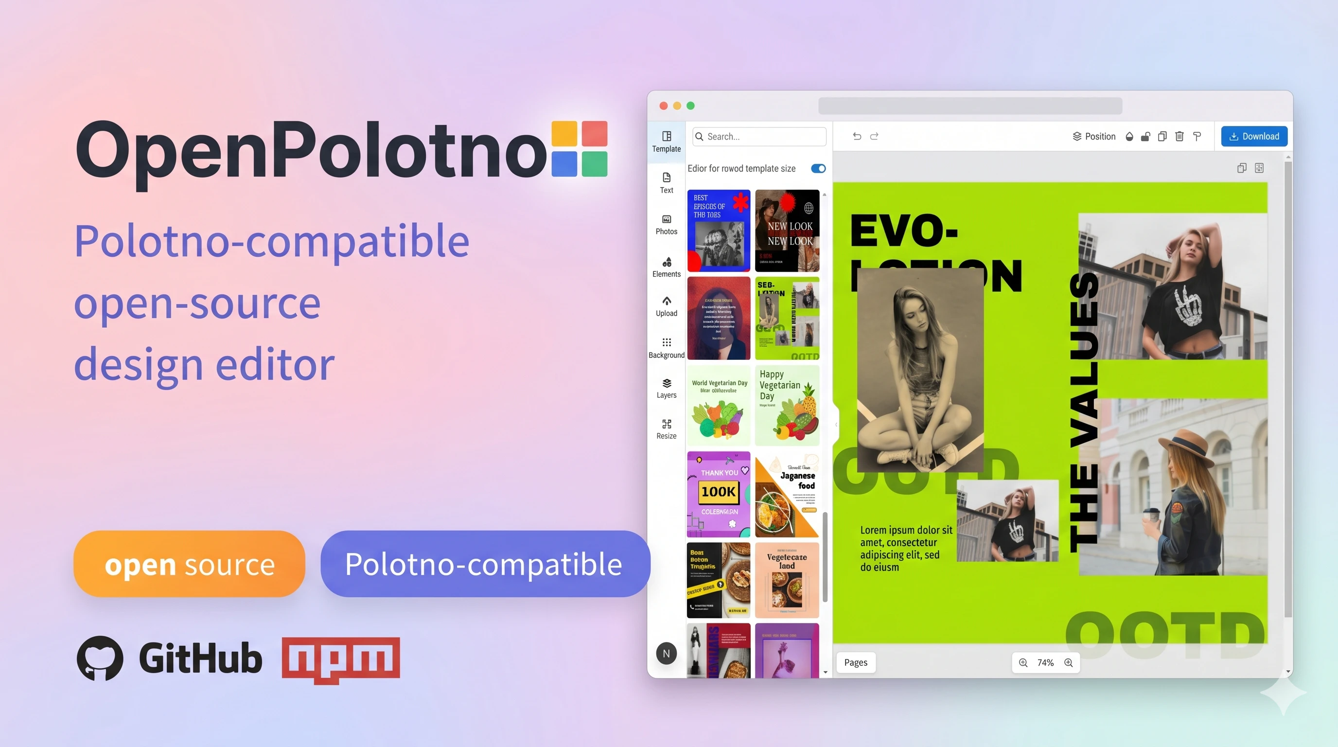 OpenPolotno screenshot 1