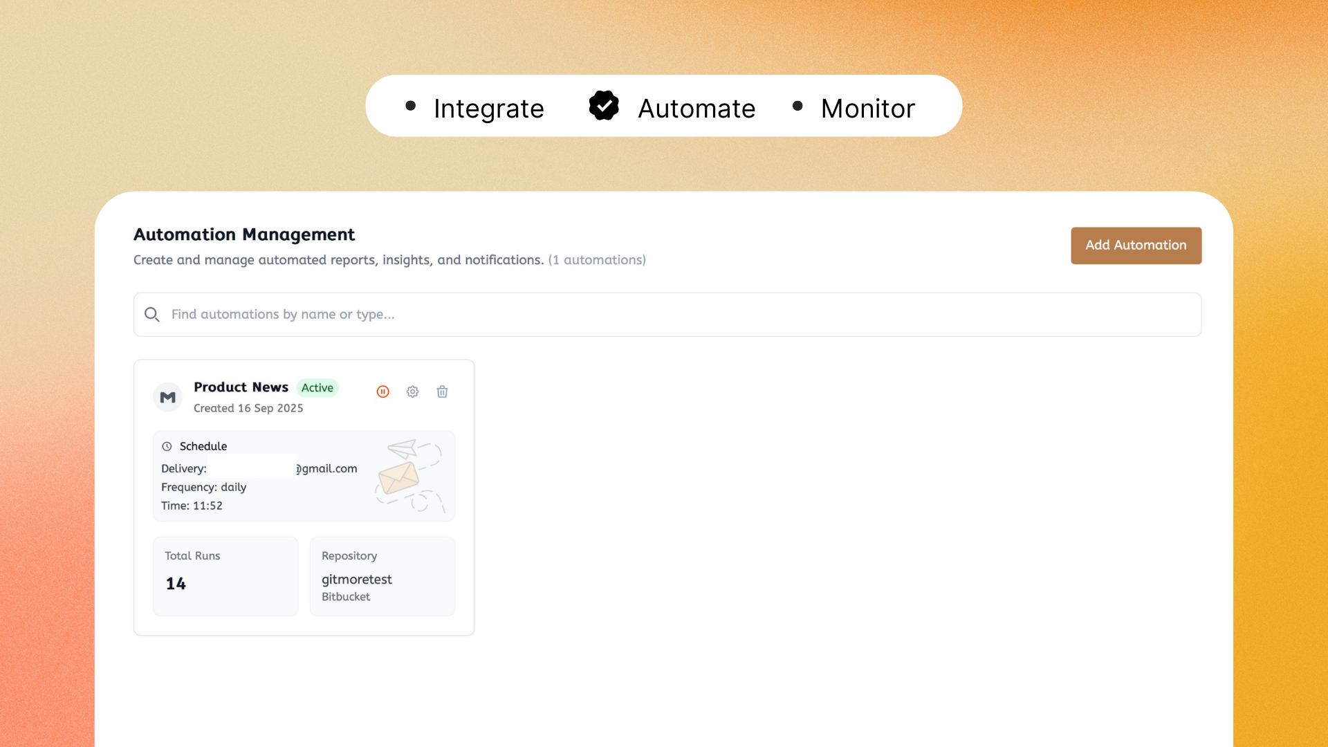 Gitmore - Screenshot 3 showing product features and functionality