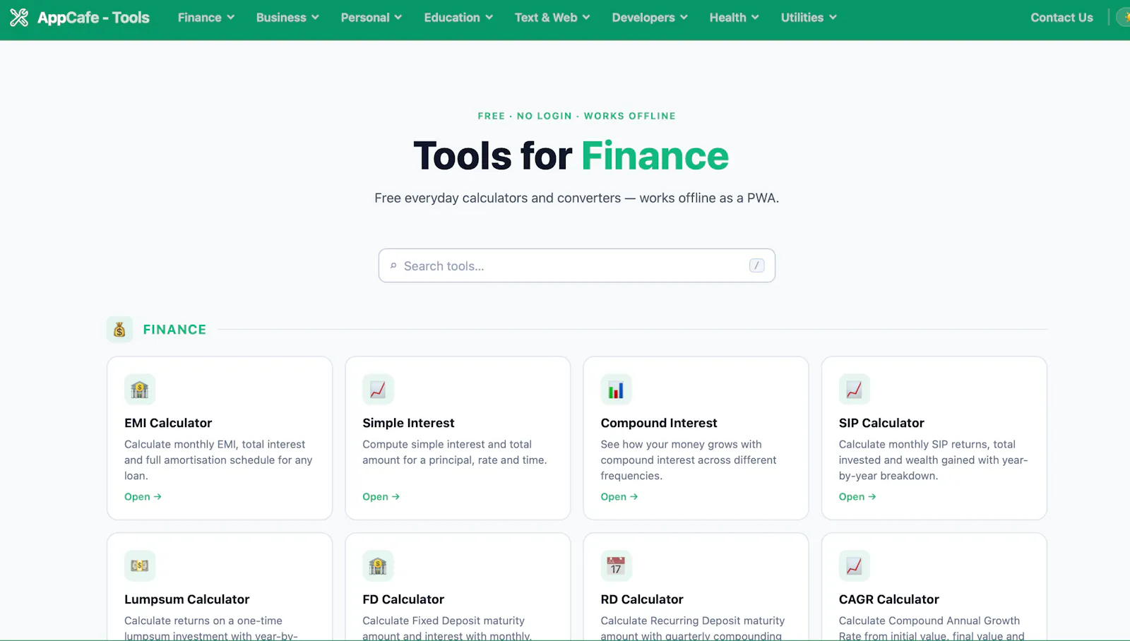 AppCafe Tools screenshot 1