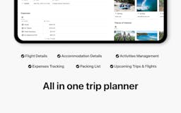Notion Travel Planner media 3