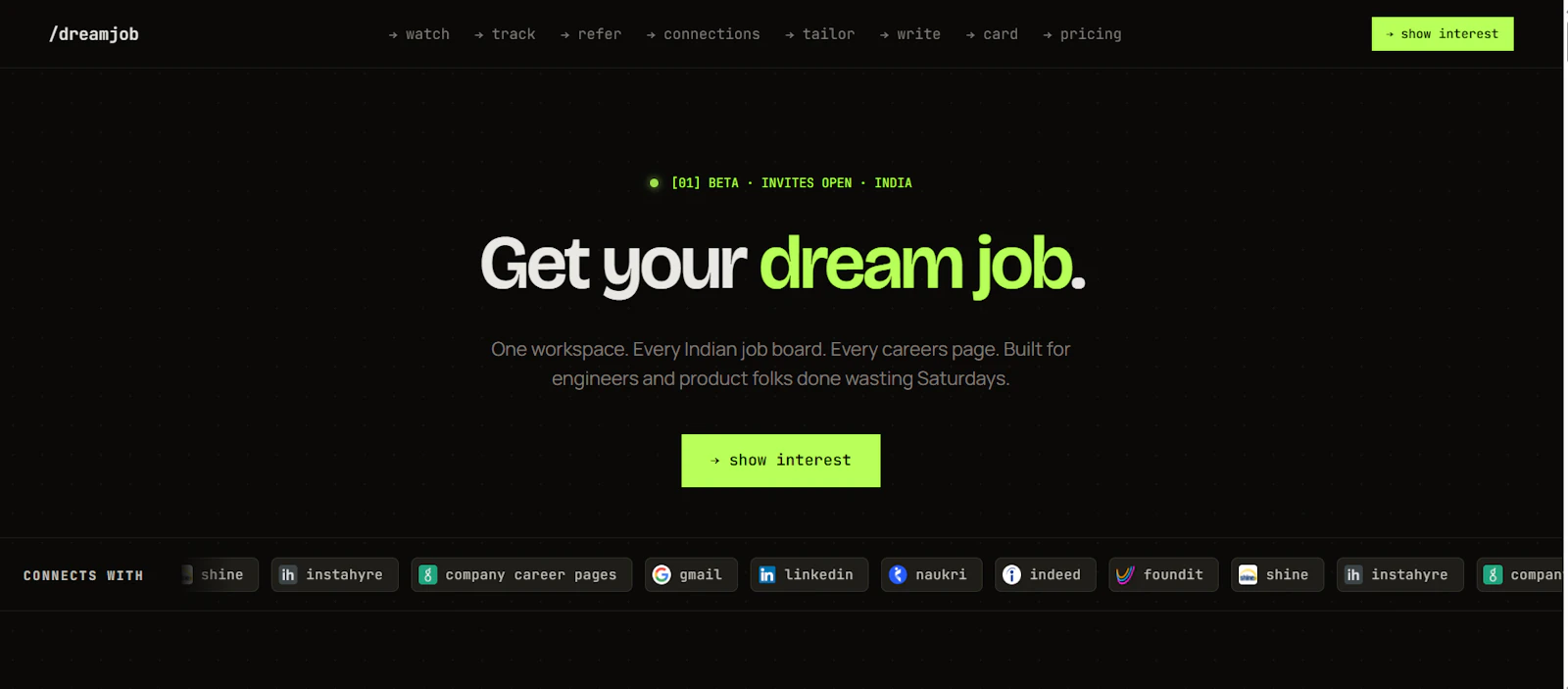 DreamJob — Get your dream job screenshot 1
