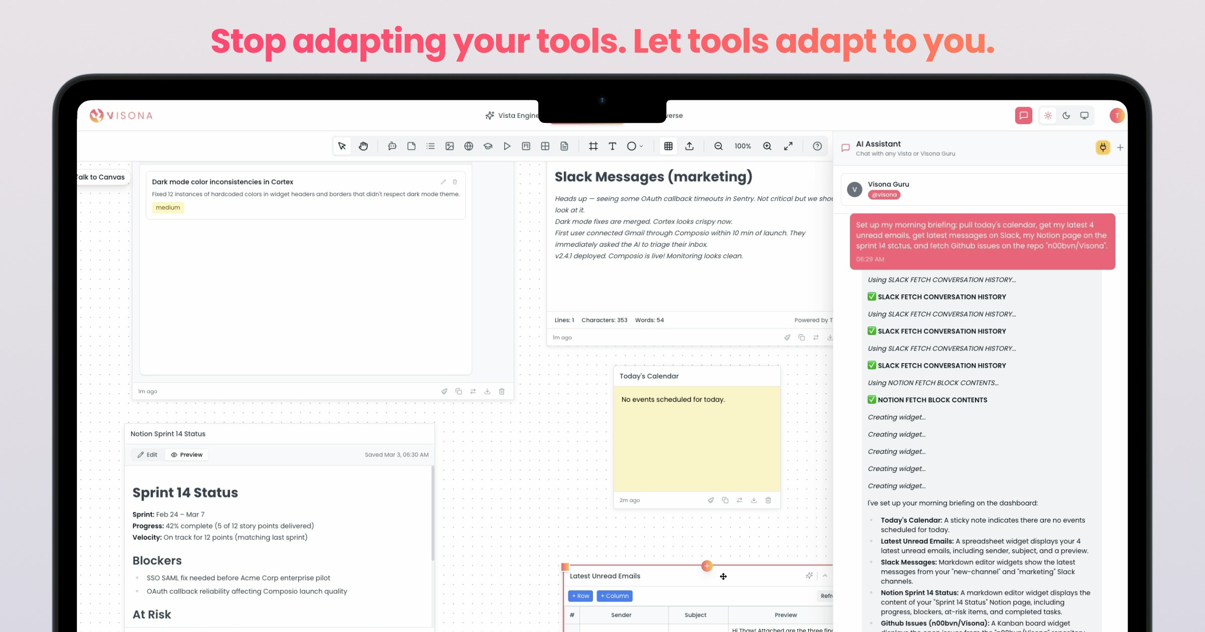 Visona - Screenshot 3 showing product features and functionality