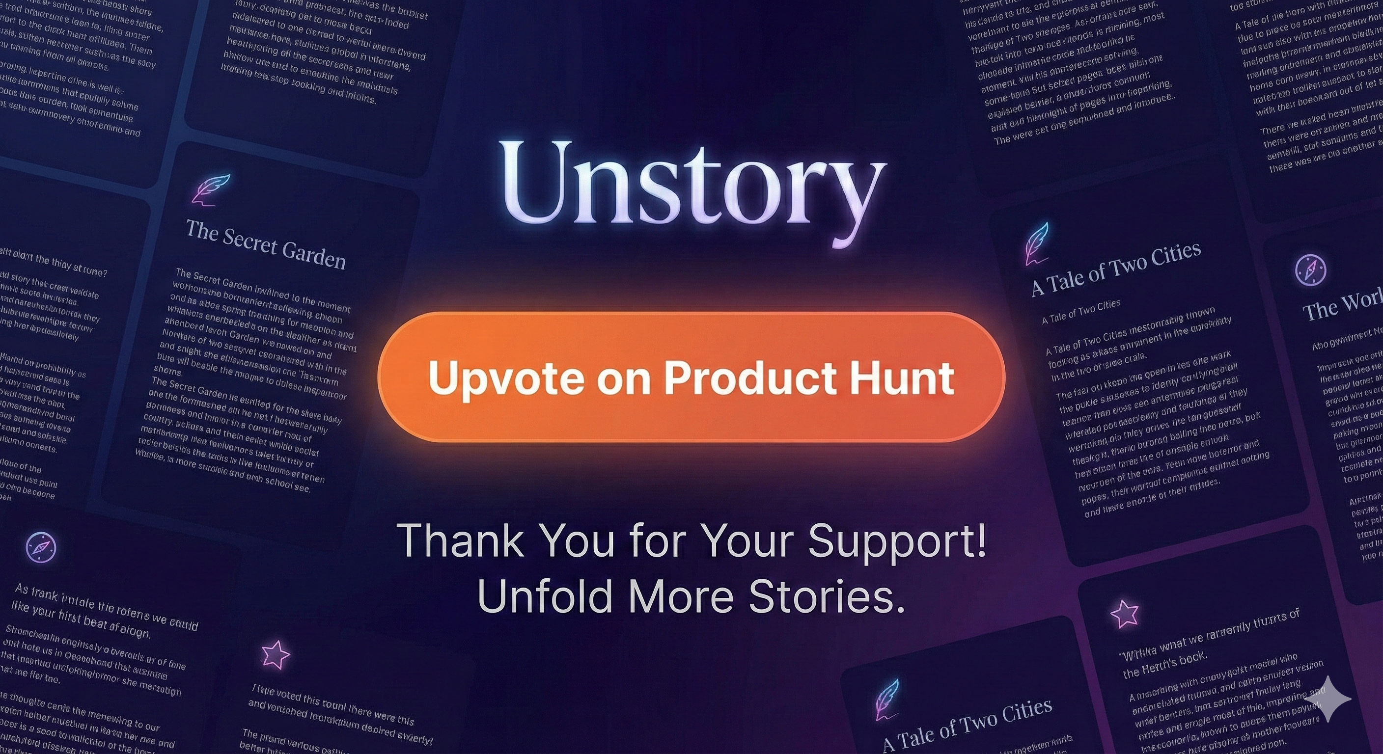Unstory - Screenshot 4 showing product features and functionality