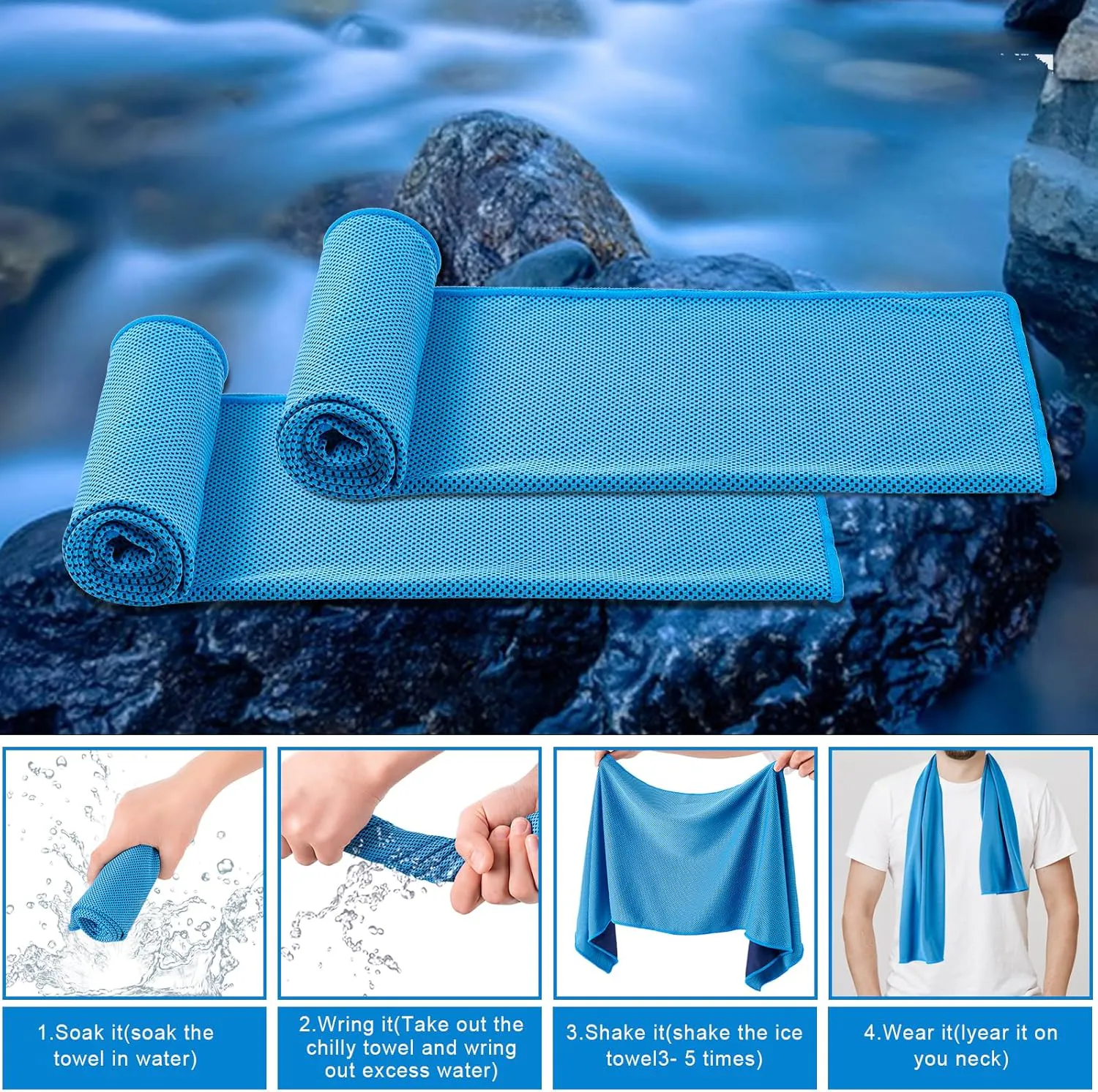 CADONO Cooling Towel for Sports gallery image