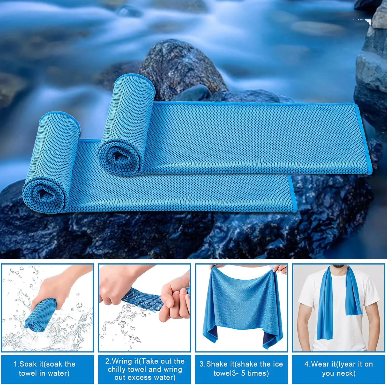 CADONO Cooling Towel for Sports screenshot 4