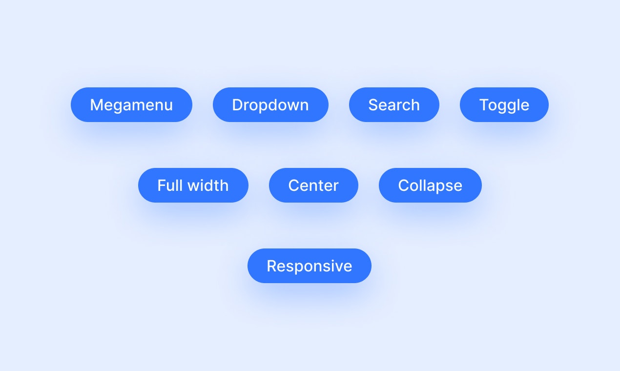 Tailwind CSS Menu Kit gallery image