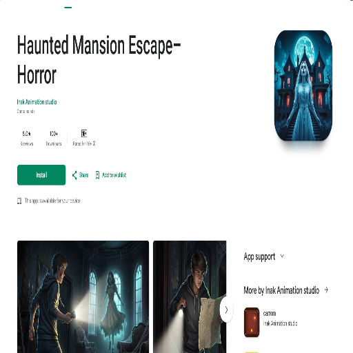 Média Évasion du manoir hanté - Horreur - Résolvez des puzzles, surpassant les fantômes, survivre la nuit. 1