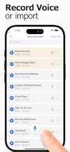 Voice Recorder & Transcription iOS App gallery image