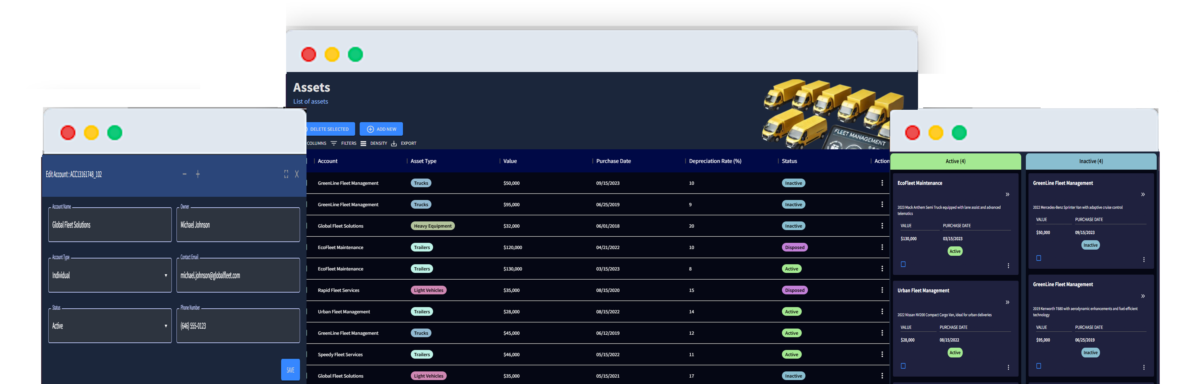 Fleetelyly® - Main product screenshot demonstrating key features and user interface
