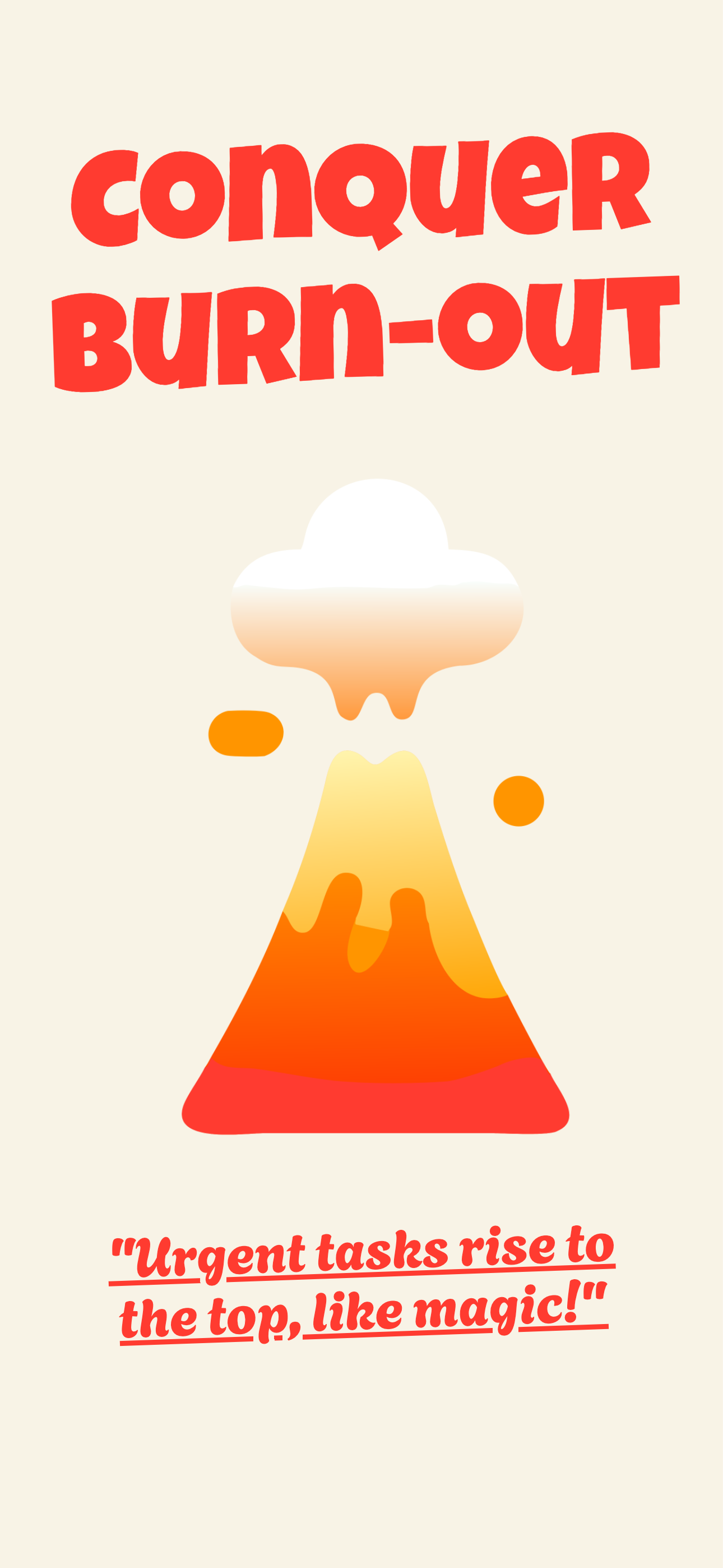 Média Liste de tâches optimisée du TDAH |Volcanotes - Laissez vos tâches se réchauffer.Vous ne vous épuisez pas. 1