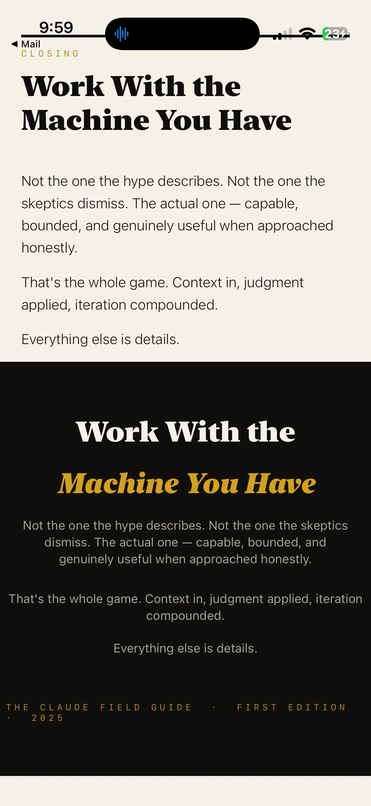 Claude | Field Guide on Apple App Store gallery image