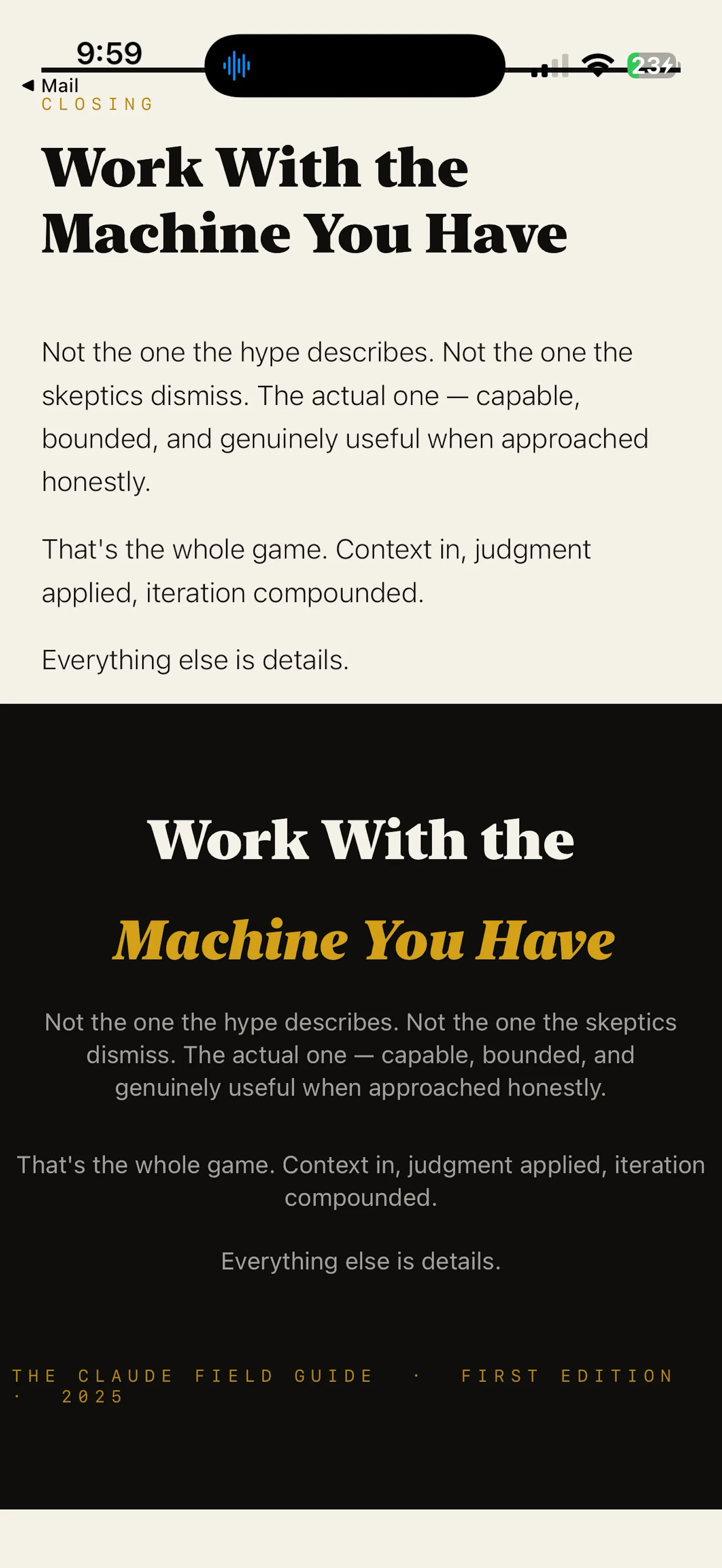 Claude | Field Guide on Apple App Store screenshot 3