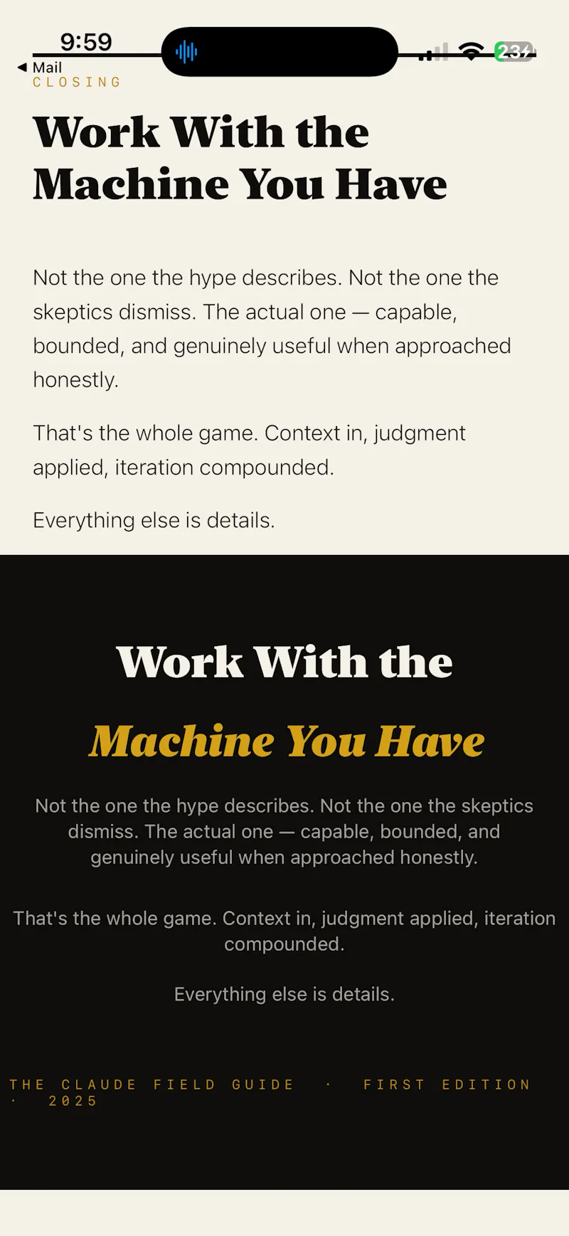 Claude | Field Guide on Apple App Store screenshot 3