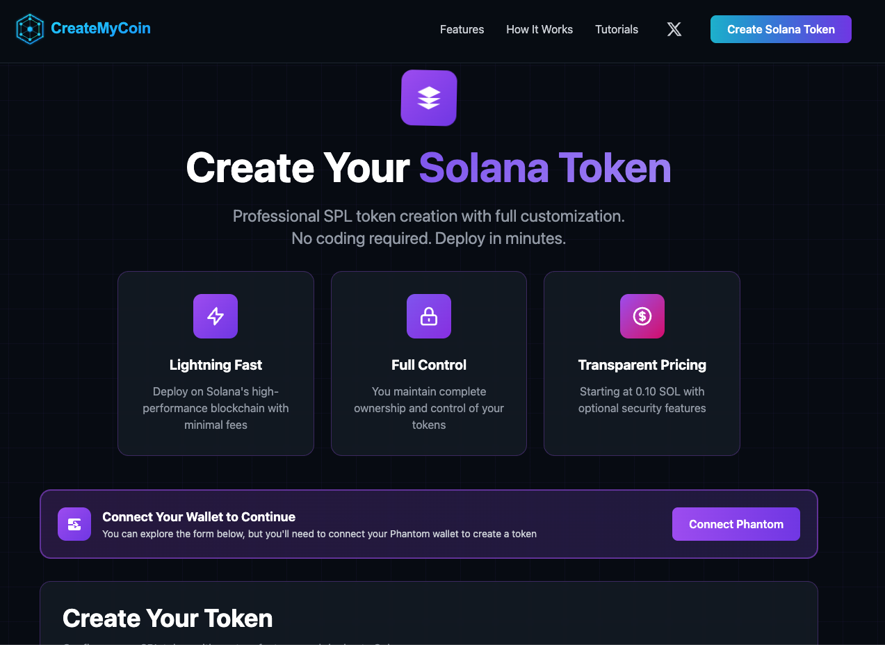 CreateMyCoin.app gallery image