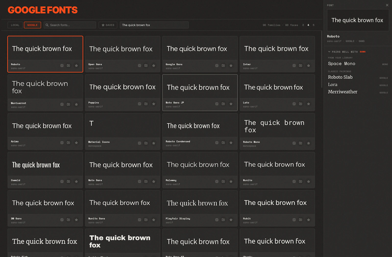 Morgue — design reference manager screenshot 3