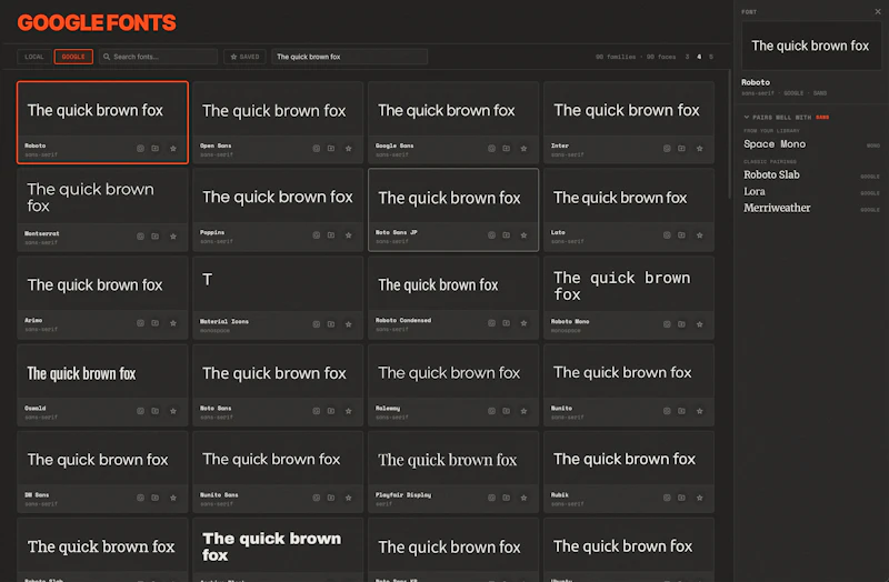 Morgue — design reference manager screenshot 3
