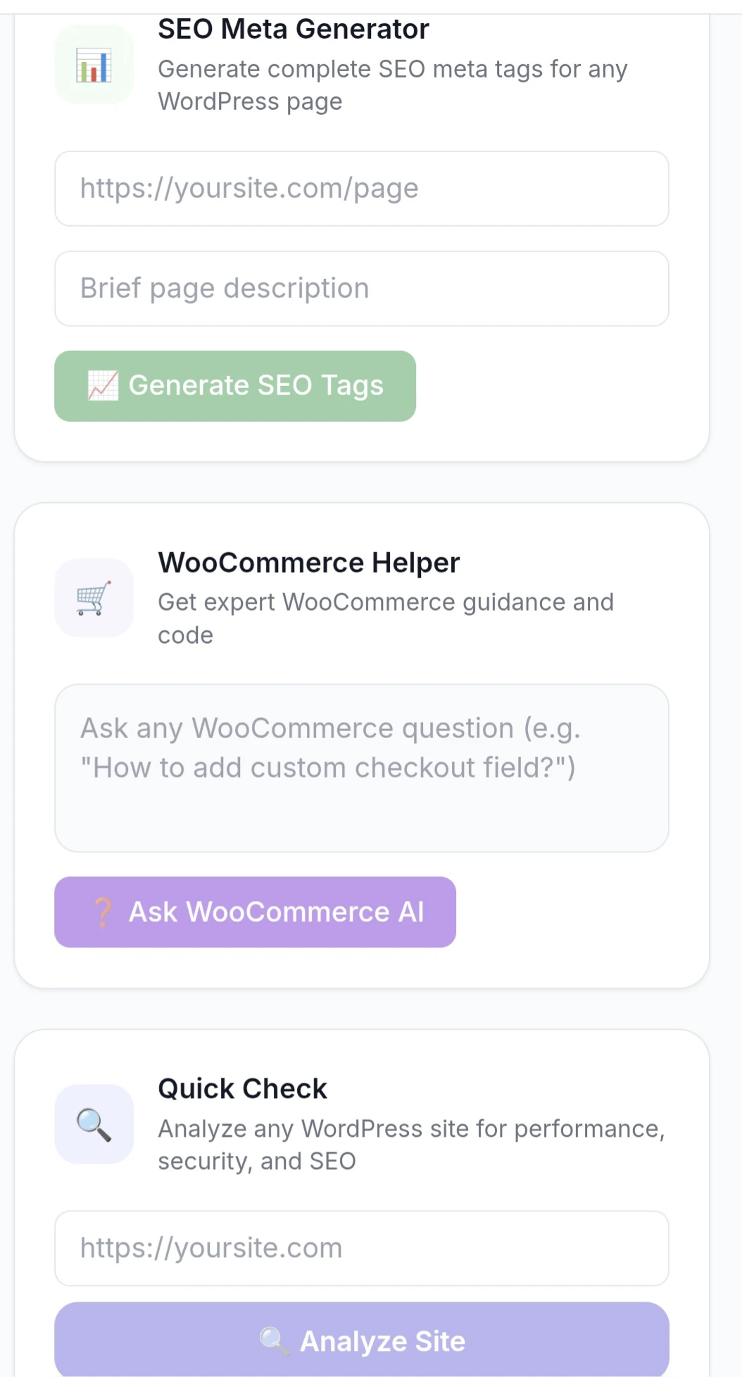 WPAssist AI screenshot 3