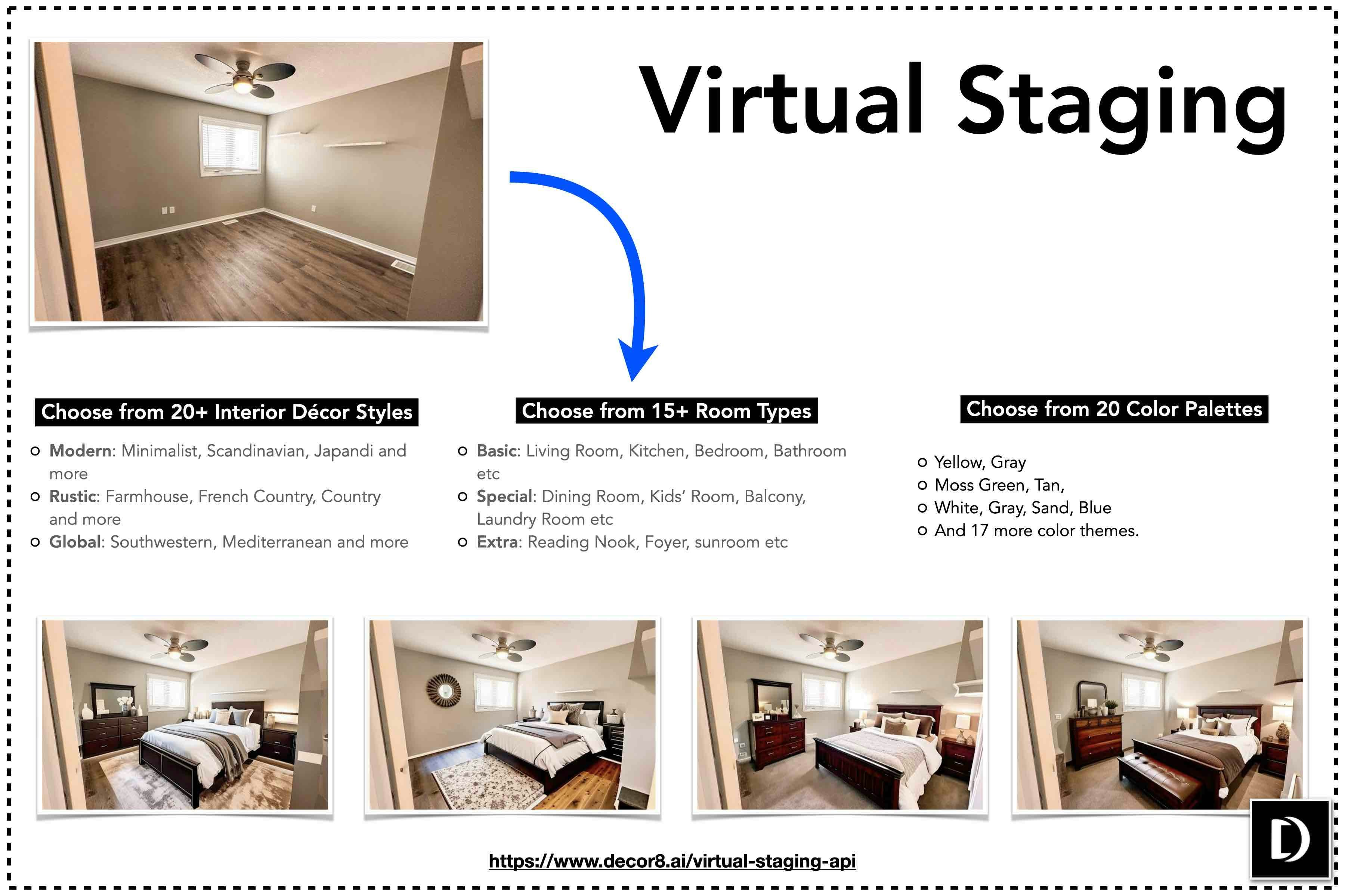 Decor8 AI Virtual Staging API & Plugins - Integrate Virtual Staging into Real Estate Apps media 3