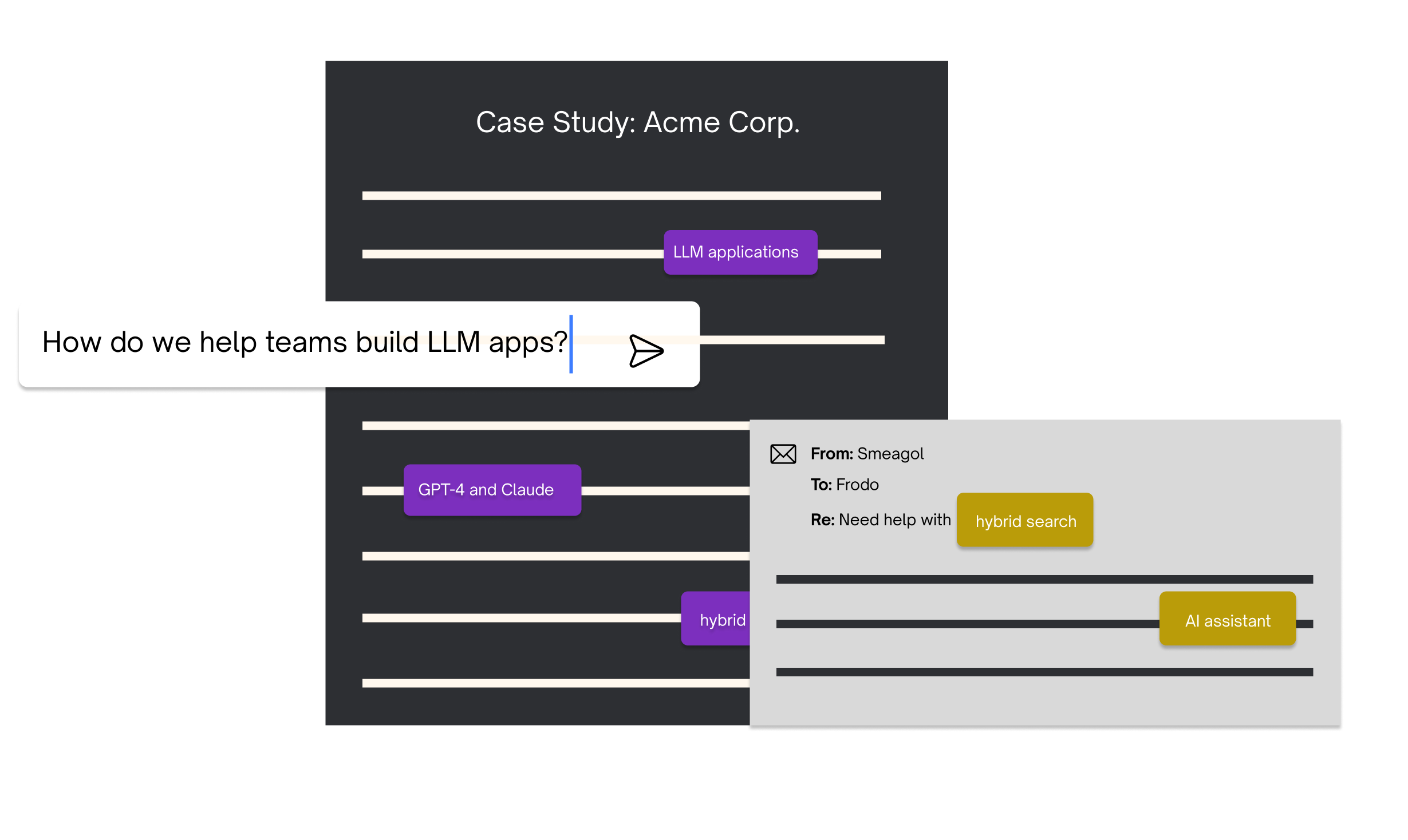 Média Plaque de base - Backend pour les applications LLM: intégrer et stocker des documents, des images, etc. 4
