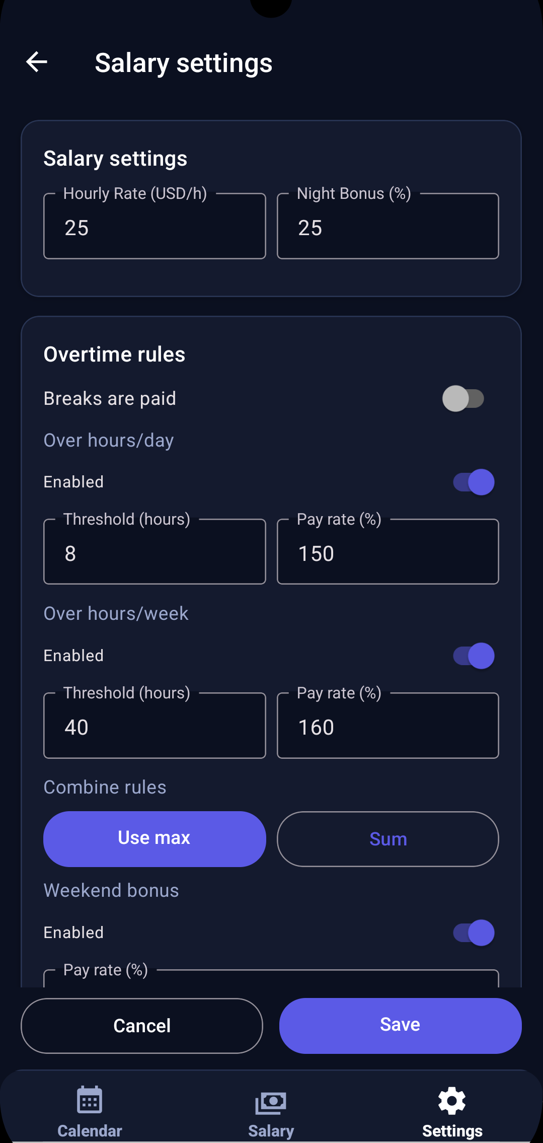 Shift Calendar & Paycheck media 4