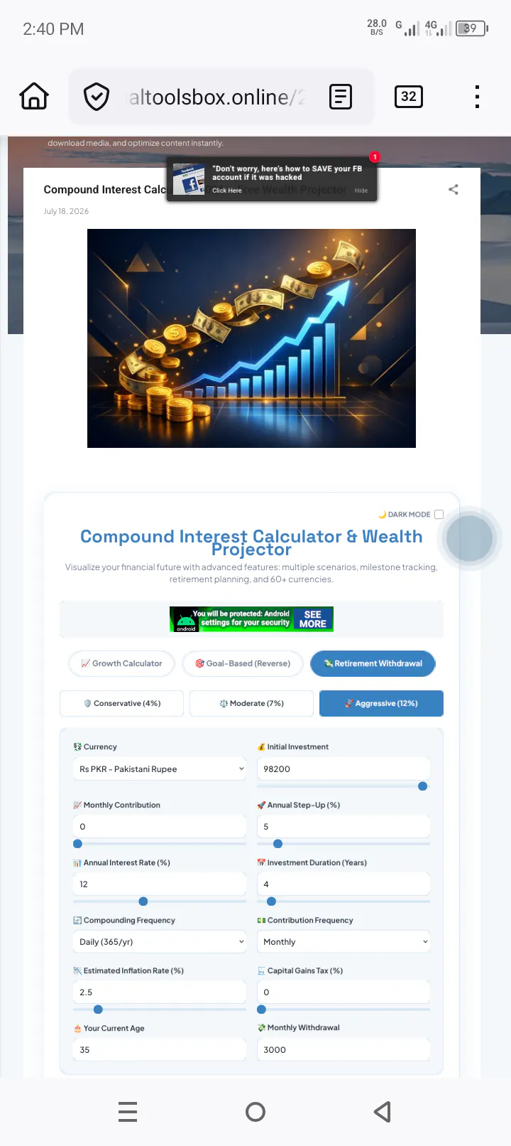 Compound Interest Calculator gallery image