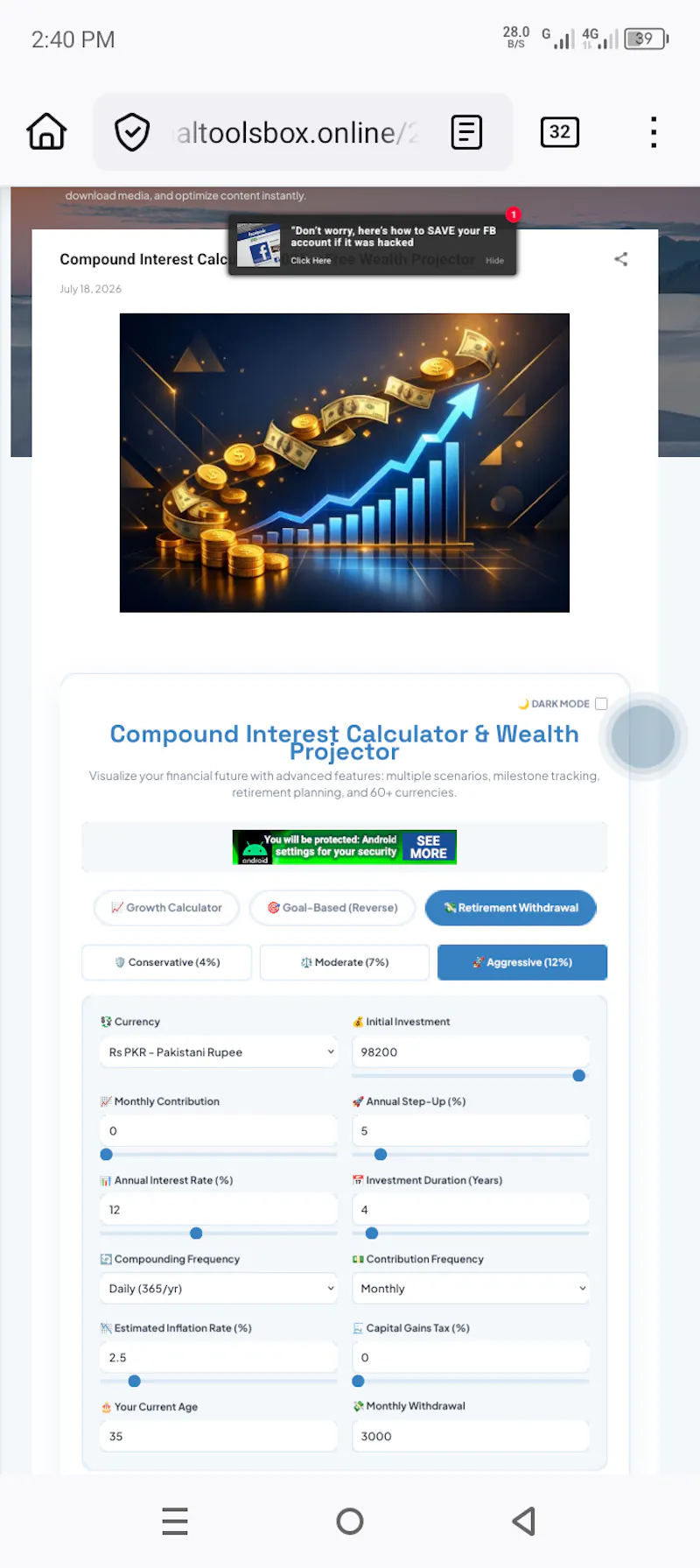 Compound Interest Calculator screenshot 6