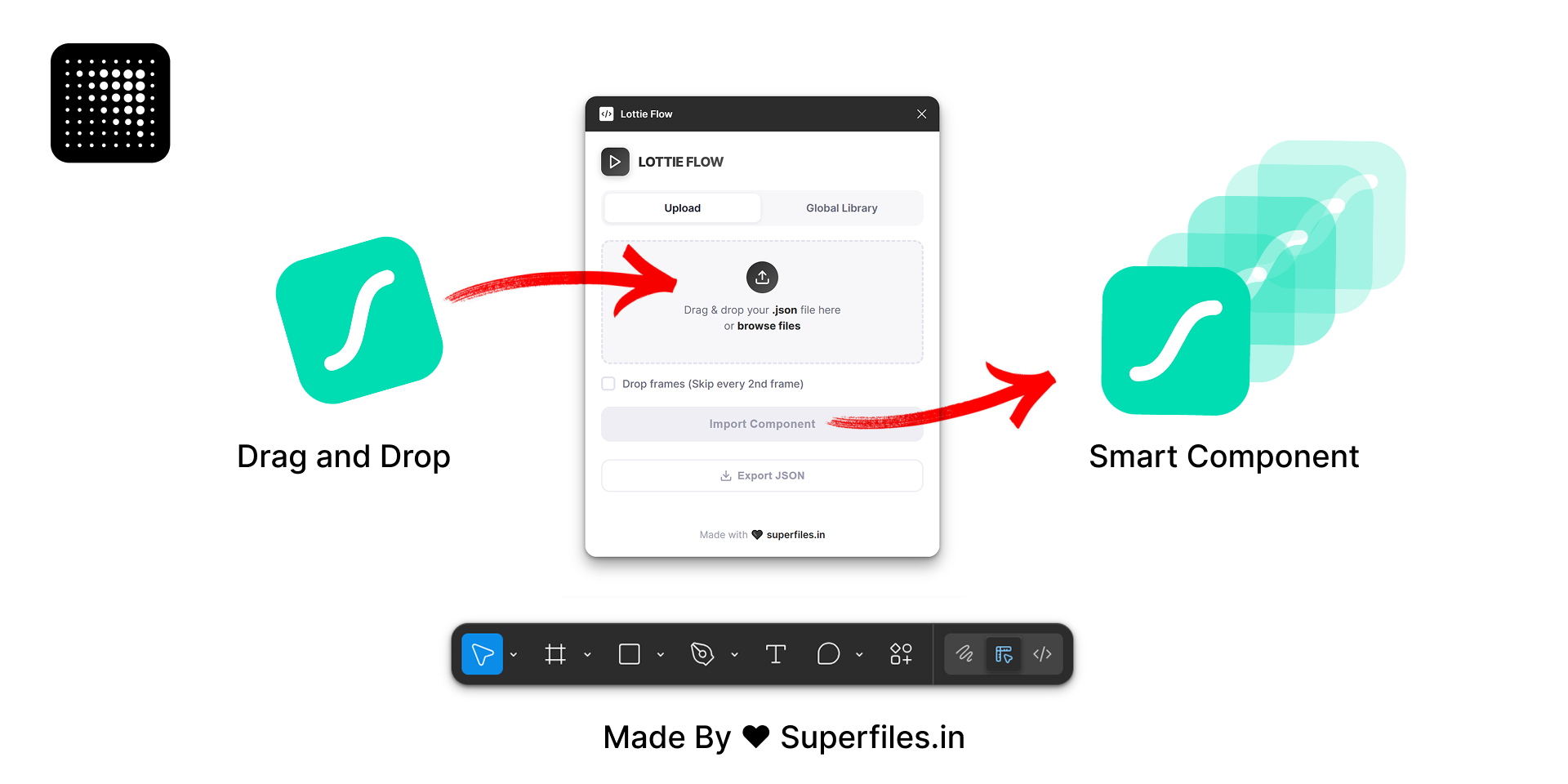 Lottie Flow – Import Lottie into Figma - Screenshot 3 showing product features and functionality