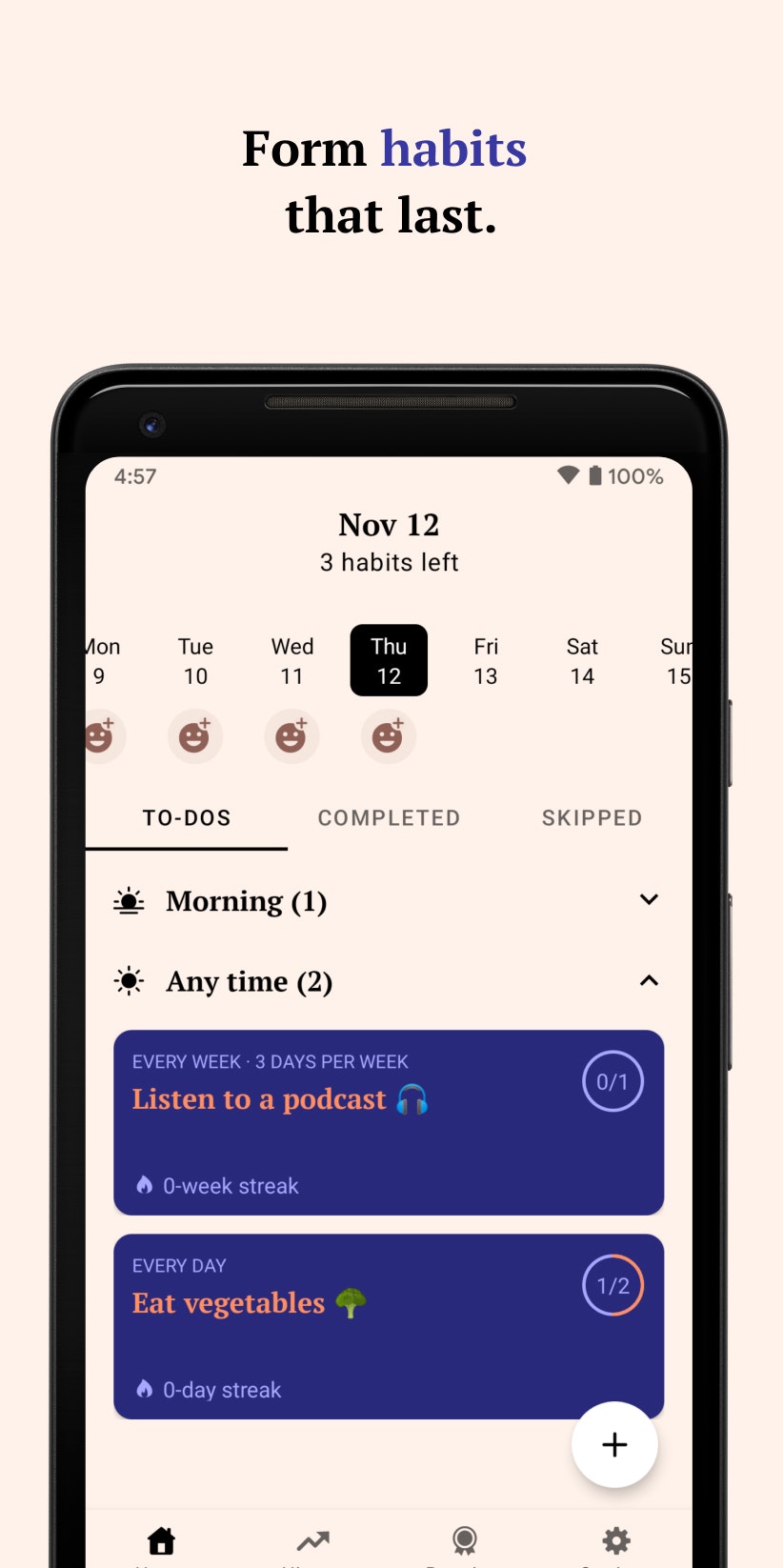 advanced diary for android