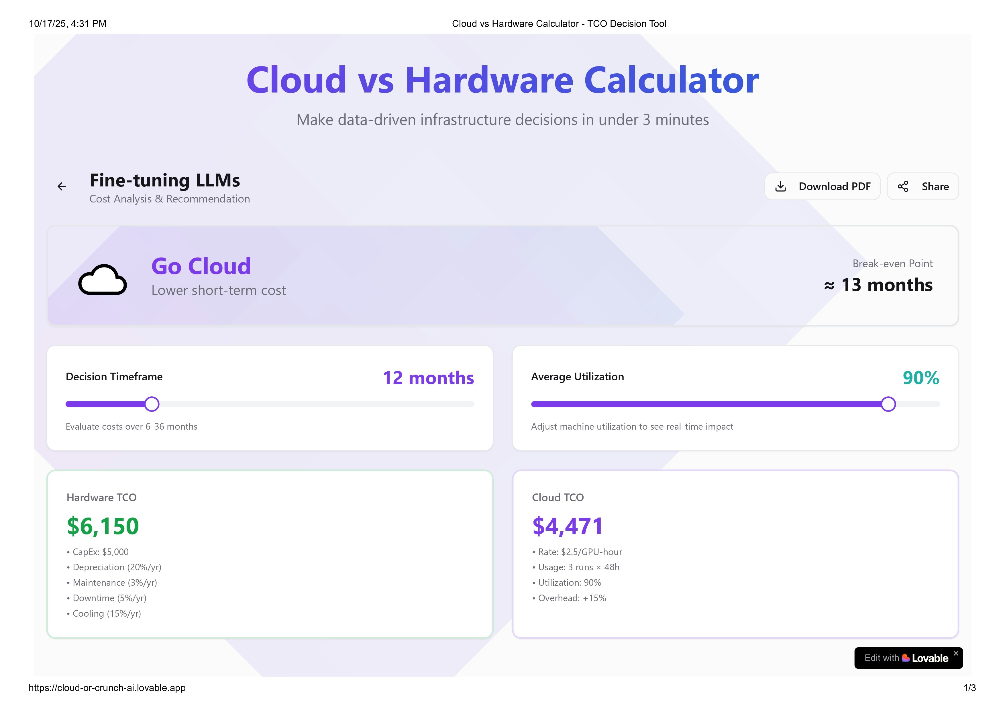 Cloud or Crunch AI gallery image