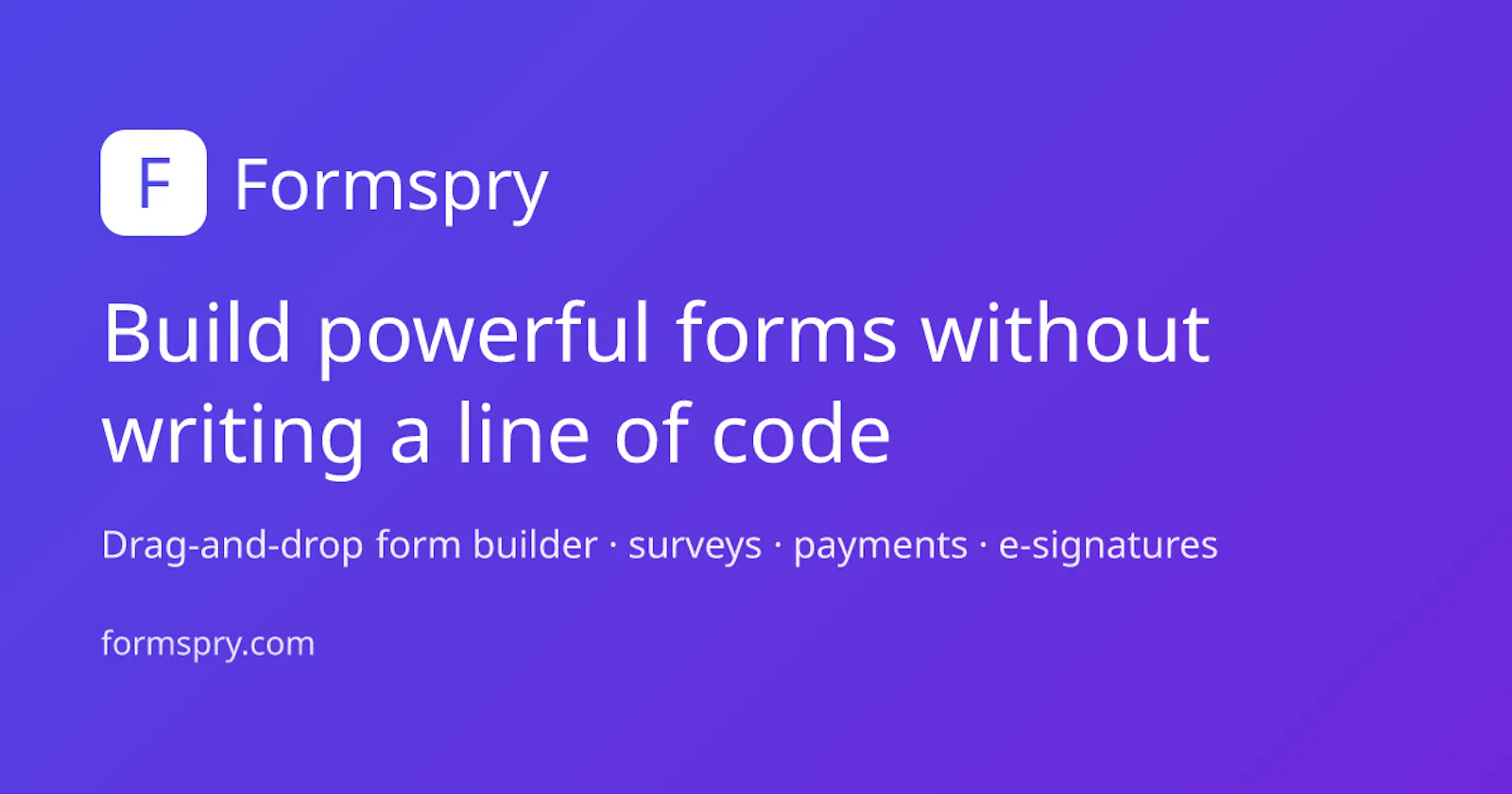 Formspry screenshot 1
